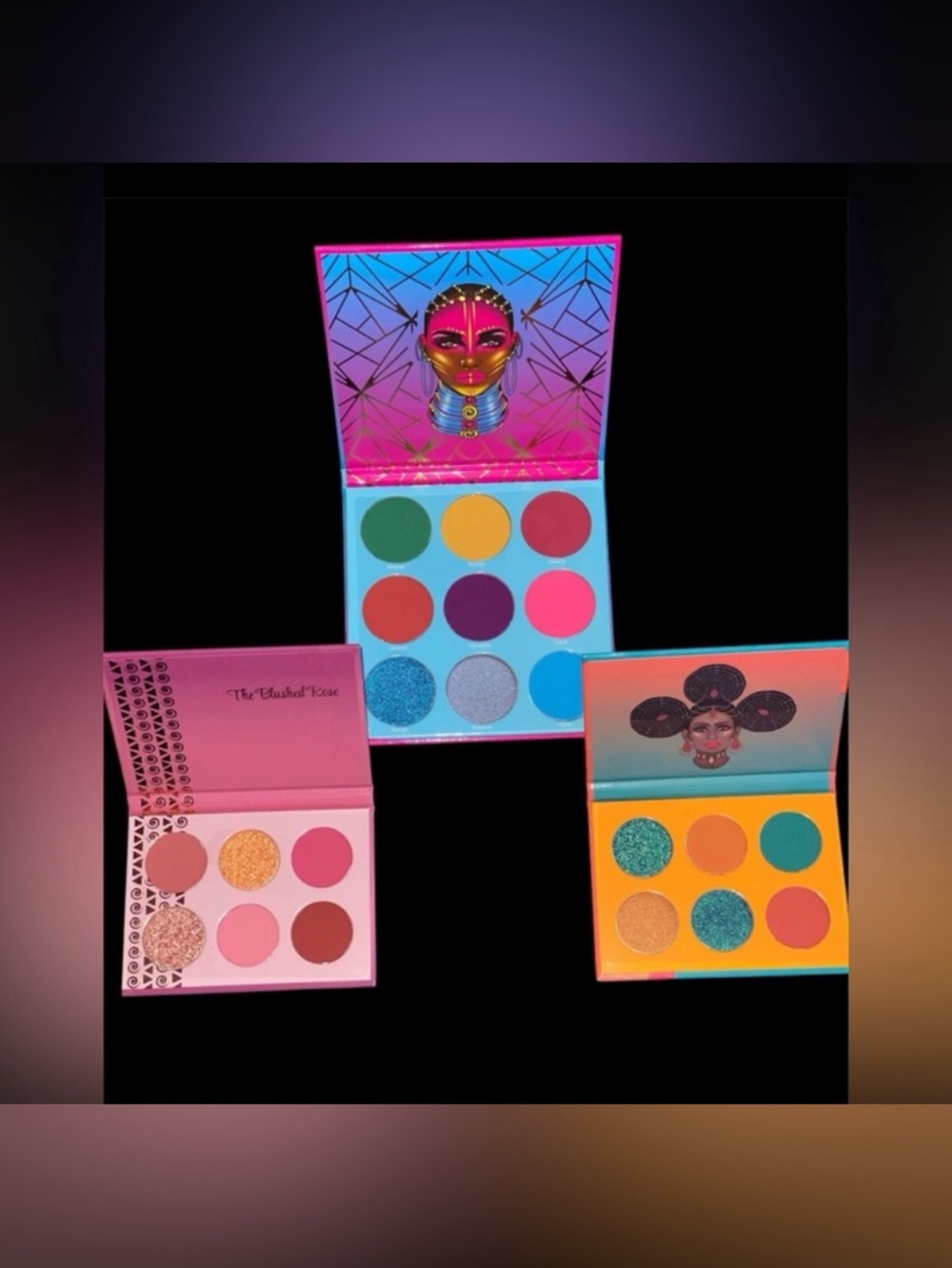 Juvia's Place Eyeshadow Bundle • Warrior IlI • The Blushed Rose • Olori 1 • NEW